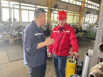 Treinamento em equipamento de perfuração para cliente de Shanxi Guoyuan