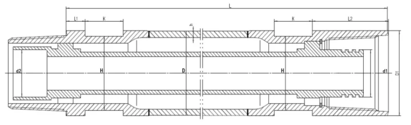 Tubos de perfuração com âncora