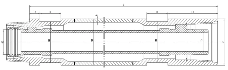Tubos de perfuração com âncora